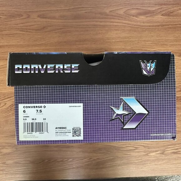 ❤️Converse x Transformers All Star BB Shift CX Star Sz 7.5 Womens Shoes A11656C - Picture 8 of 9